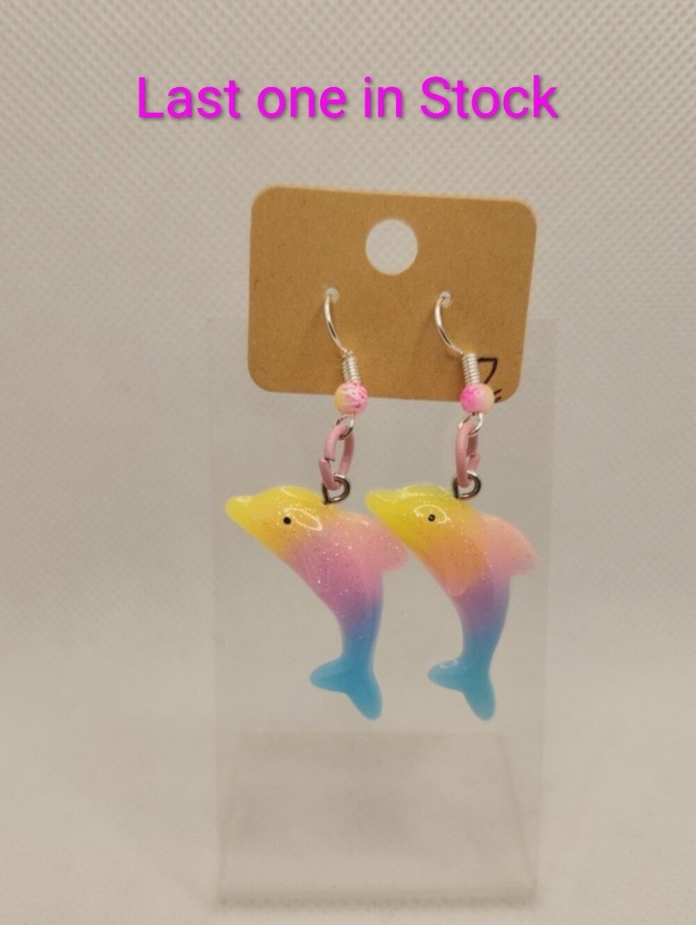 Rainbow Dolphin Dangle Earrings 2